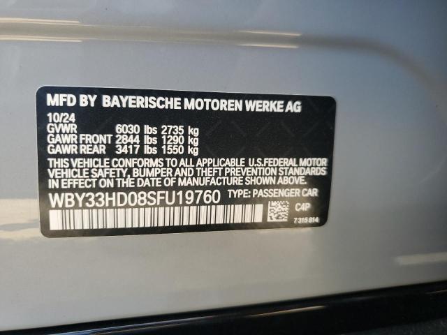2025 BMW I4 M50 - WBY33HD08SFU19760