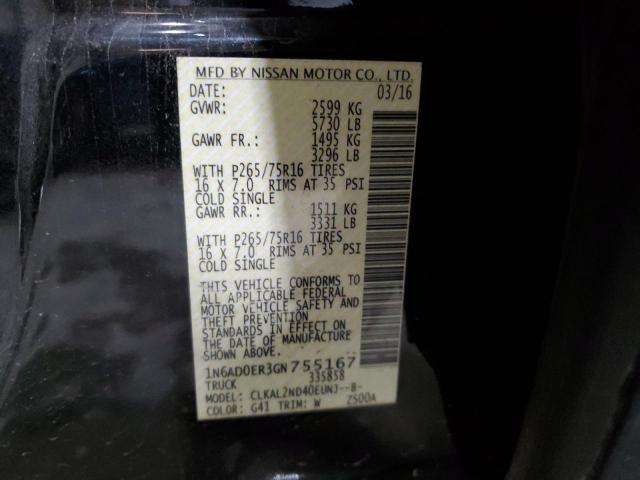 2016 NISSAN FRONTIER S - 1N6AD0ER3GN755167