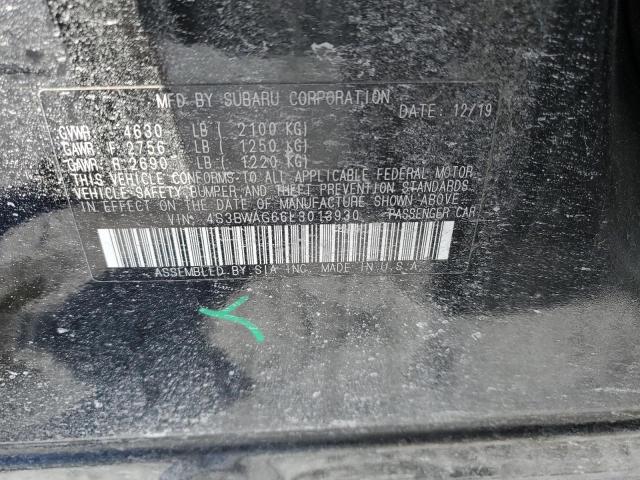 2020 SUBARU LEGACY SPO 4S3BWAG66L3013930