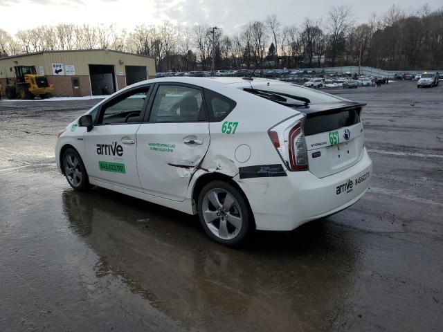 TOYOTA PRIUS 2013 white  hybrid engine JTDKN3DU2D5622326 photo #3