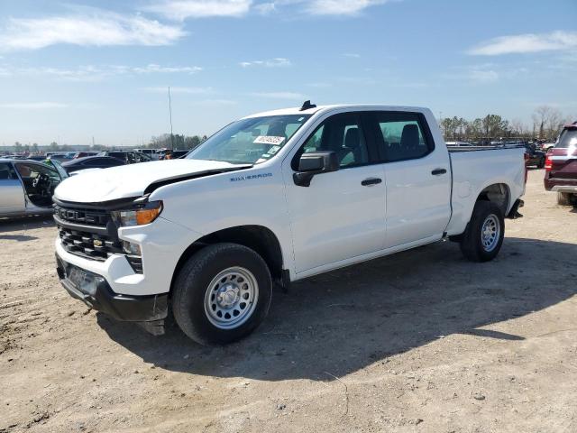 CHEVROLET SILVERADO 2023 white  gas 2GCPAAED7P1144866 photo #1