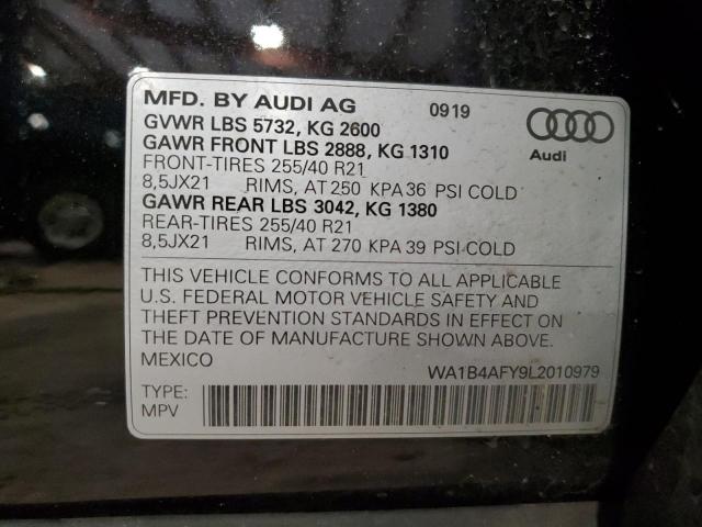 2020 AUDI SQ5 PREMIU WA1B4AFY9L2010979