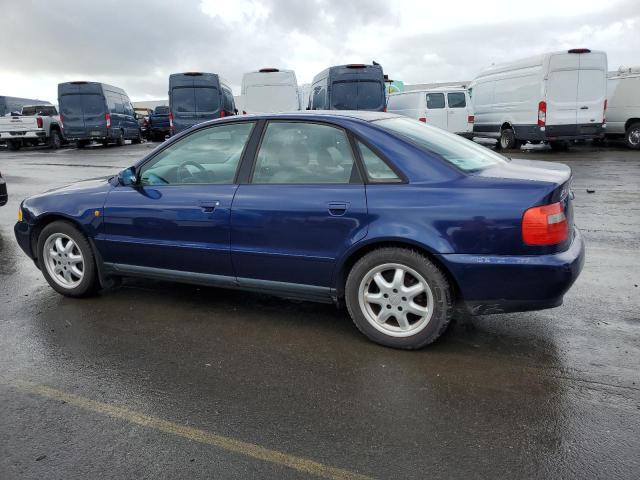 AUDI A4 1.8T QU 1998 blue sedan 4d gas WAUCB28D4WA257754 photo #3