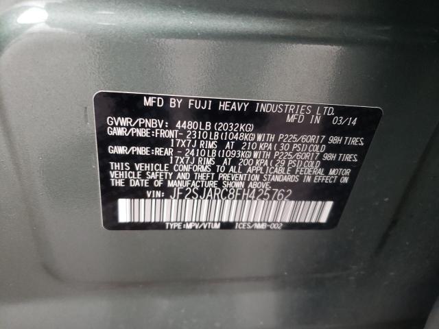 2015 SUBARU FORESTER 2 - JF2SJARC8FH425762
