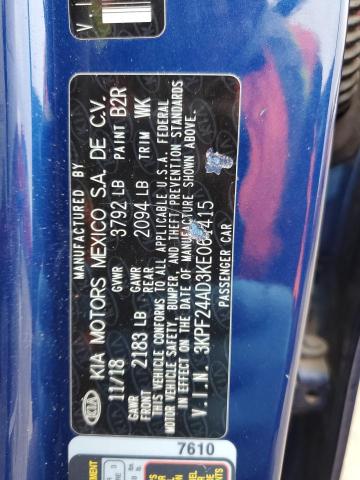 2019 KIA FORTE FE - 3KPF24AD3KE061415