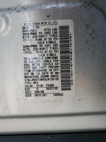 2020 NISSAN ROGUE S - JN8AT2MV8LW139165