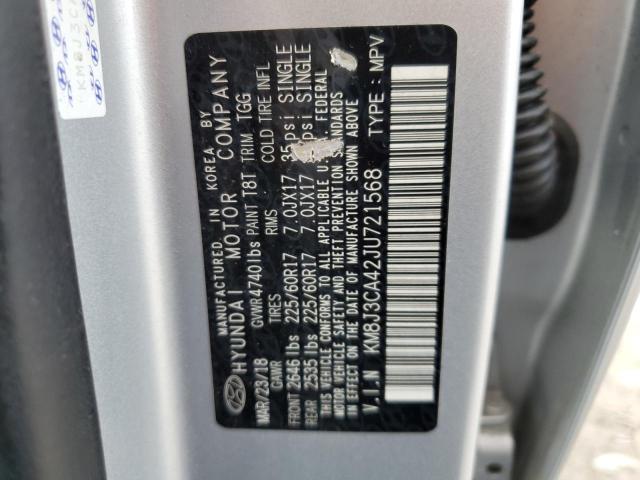 2018 HYUNDAI TUCSON SEL KM8J3CA42JU721568