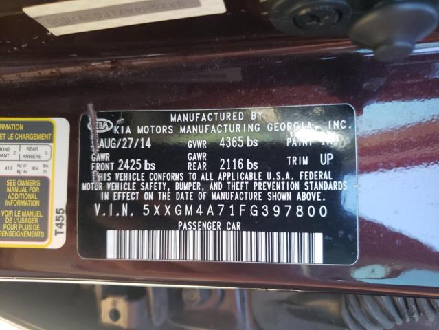 2015 KIA OPTIMA LX - 5XXGM4A71FG397800