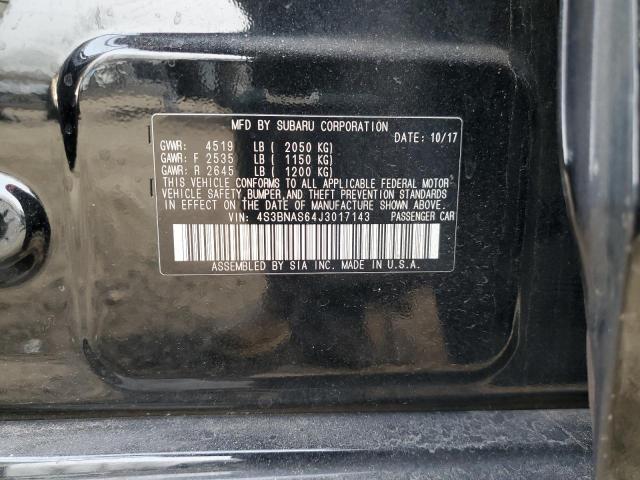 2018 SUBARU LEGACY SPO 4S3BNAS64J3017143