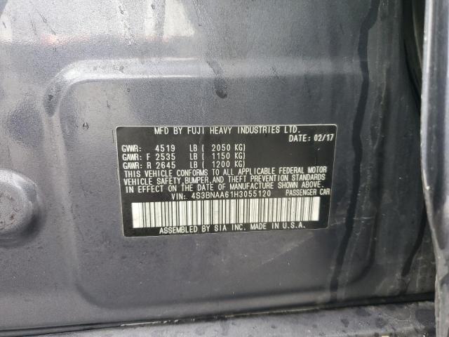 2017 SUBARU LEGACY 4S3BNAA61H3055120