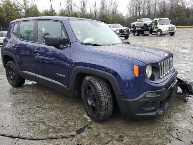 Vin: zaccjaatxgpd03574, lot: 43713575, jeep renegade sport 20164