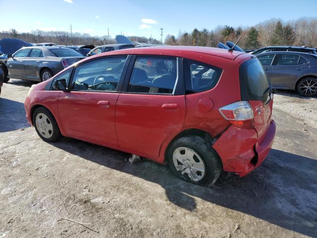 HONDA FIT 2013 red  gas JHMGE8H30DC061347 photo #3