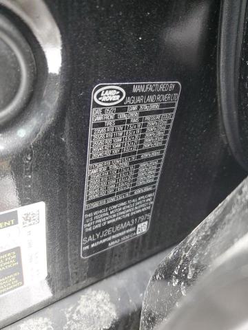 2021 LAND ROVER RANGE ROVE - SALYJ2EU6MA317975