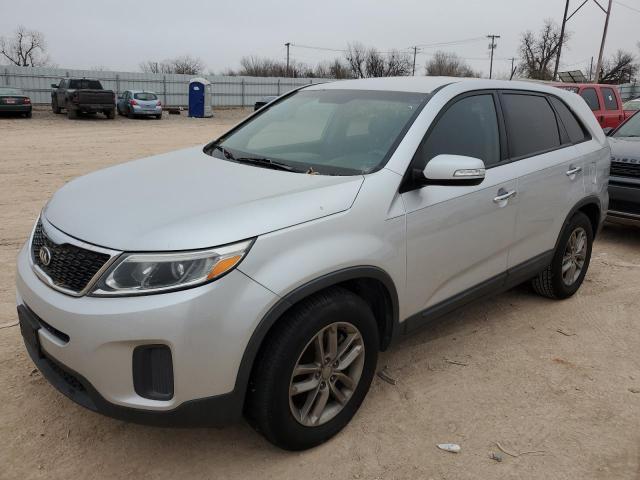 KIA SORENTO LX 2015 silver 4dr spor gas 5XYKT3A64FG610460 photo #1