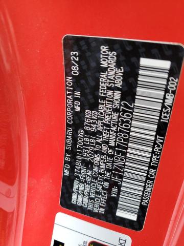 2023 TOYOTA GR86 JF1ZNBF17P8763672