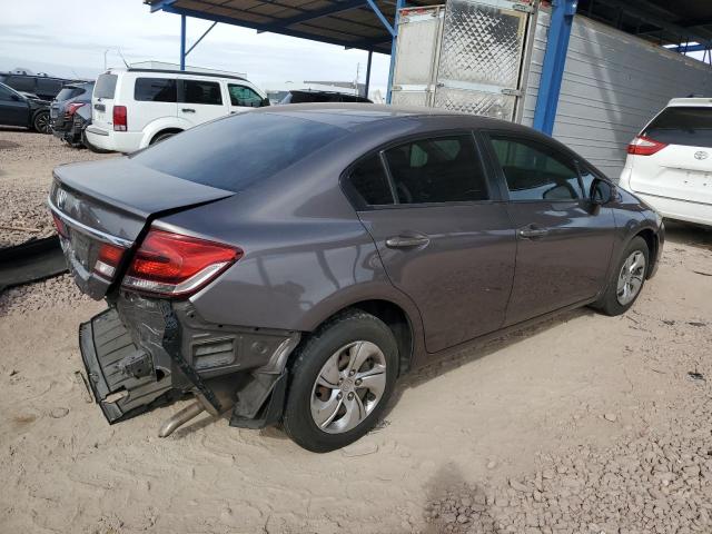 HONDA CIVIC LX 2013 gray  gas 19XFB2F56DE024870 photo #4