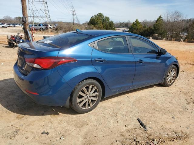 HYUNDAI ELANTRA SE 2015 blue  gas KMHDH4AE6FU277941 photo #4