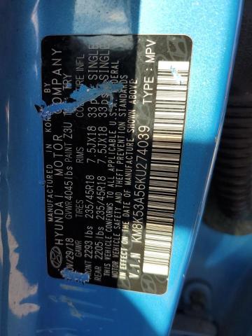 2019 HYUNDAI KONA ULTIM - KM8K53A56KU274039
