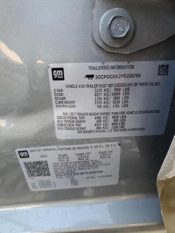 2023 CHEVROLET SILVERADO - 3GCPDCEK2PG226769