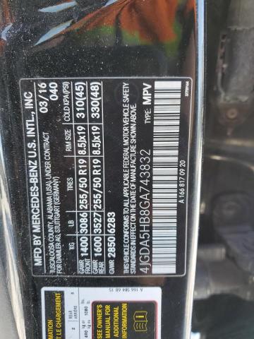2016 MERCEDES-BENZ GLE 350 4M - 4JGDA5HB8GA743832