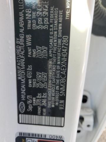 2022 HYUNDAI TUCSON SEL - 5NMJBCAEXNH047280