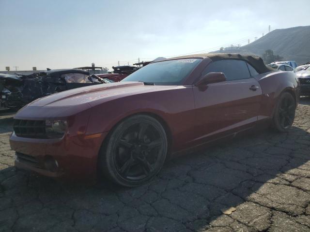 CHEVROLET CAMARO LT 2013 burgundy converti gas 2G1FB3D39D9116411 photo #1