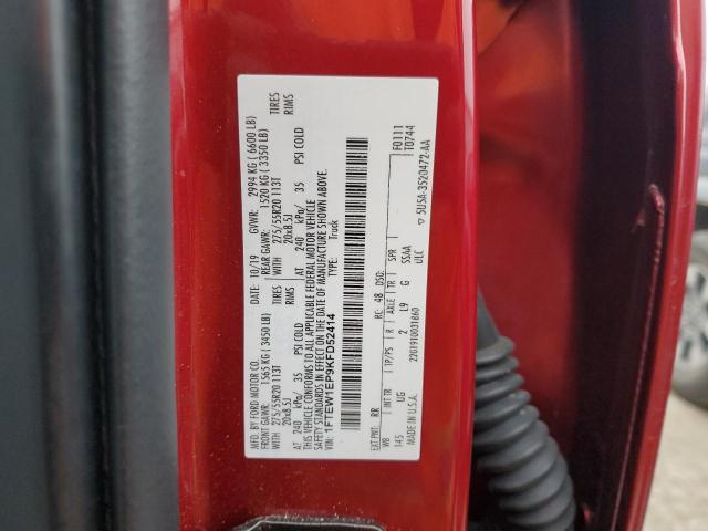 2019 FORD F150 SUPER - 1FTEW1EP9KFD52414