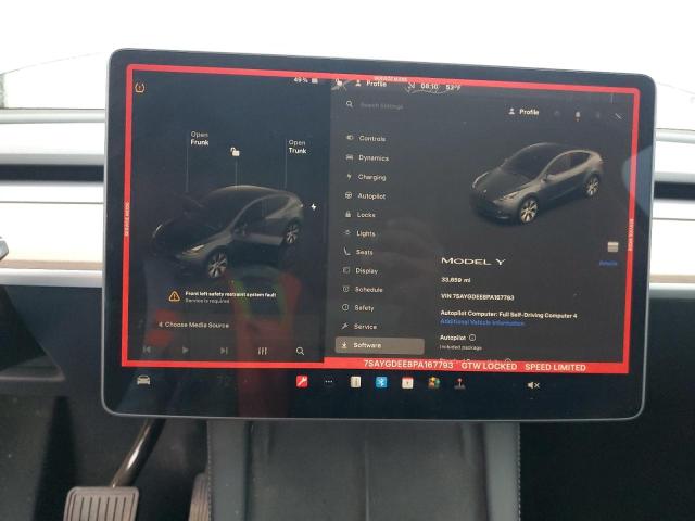 2023 TESLA MODEL Y - 7SAYGDEE8PA167793
