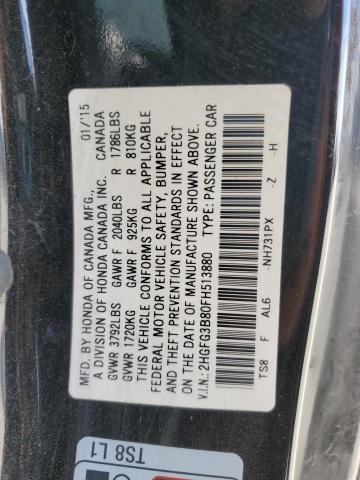2015 HONDA CIVIC EX - 2HGFG3B80FH513880