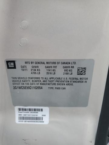 2012 CHEVROLET IMPALA LTZ - 2G1WC5E36C1162654