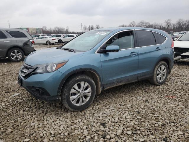 HONDA CR-V EX 2014 teal  gas 2HKRM3H51EH501101 photo #1