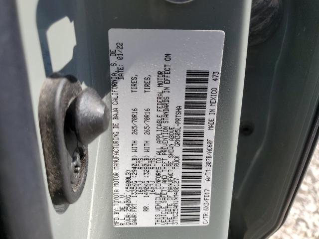 3TMCZ5AN1NM480127 2022 TOYOTA TACOMA