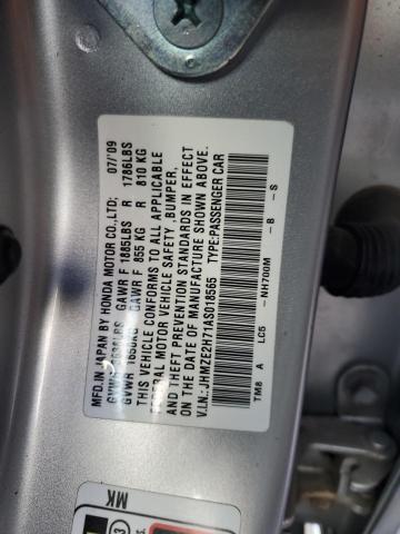 2010 HONDA INSIGHT EX - JHMZE2H71AS018565