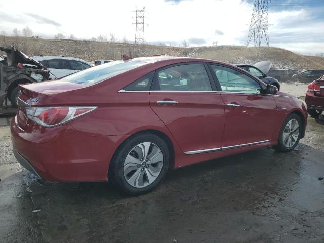 HYUNDAI SONATA HYB 2013 red  hybrid engine KMHEC4A46DA089641 photo #4