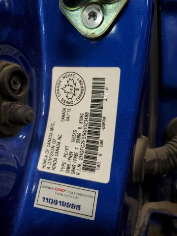 2016 HONDA CIVIC LX 2HGFC2F55GH023488