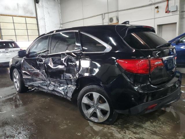 ACURA MDX 2015 black  gas 5FRYD4H25FB025134 photo #3