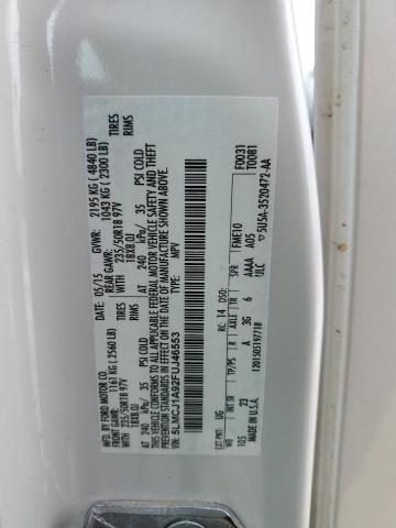 2015 LINCOLN MKC 5LMCJ1A92FUJ46553