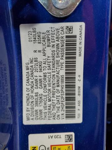 2HGFE2F53PH518895 2023 HONDA CIVIC