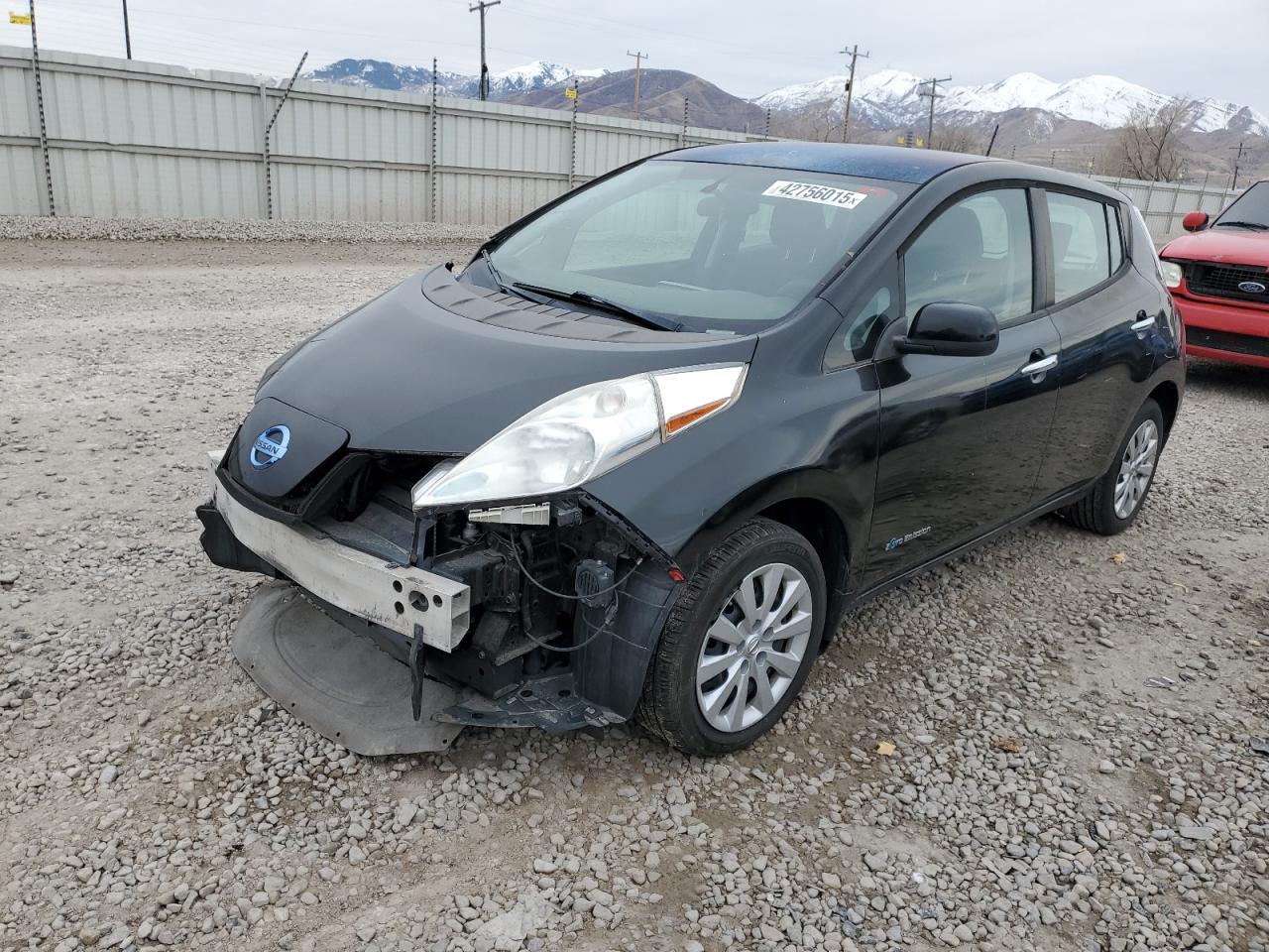 Lot #3078683135 2016 NISSAN LEAF S