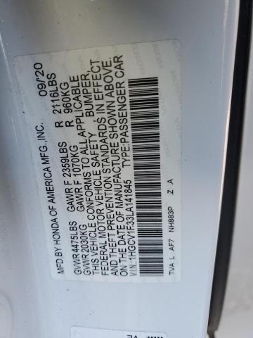 2020 HONDA ACCORD SPO - 1HGCV1F33LA141845