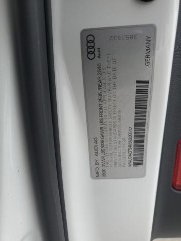 2021 AUDI A5 PREMIUM - WAUDACF54MA005542