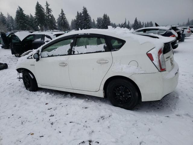 TOYOTA PRIUS 2013 white  hybrid engine JTDKN3DU1D5600883 photo #3