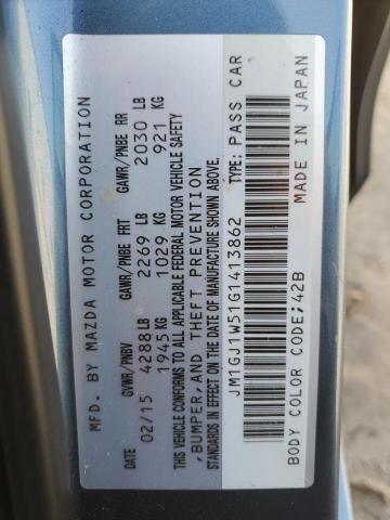 2016 MAZDA 6 GRAND TO - JM1GJ1W51G1413862
