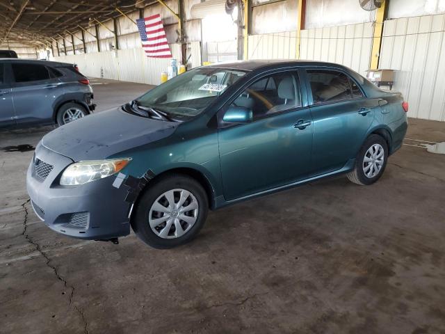 TOYOTA COROLLA BA 2010 teal  gas 1NXBU4EE6AZ285348 photo #1