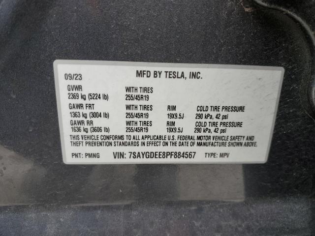2023 TESLA MODEL Y - 7SAYGDEE8PF884567
