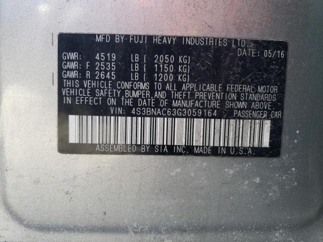 2016 SUBARU LEGACY 2.5 - 4S3BNAC63G3059164