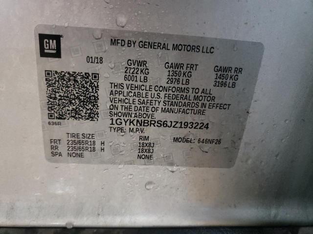 2018 CADILLAC XT5 - 1GYKNBRS6JZ193224