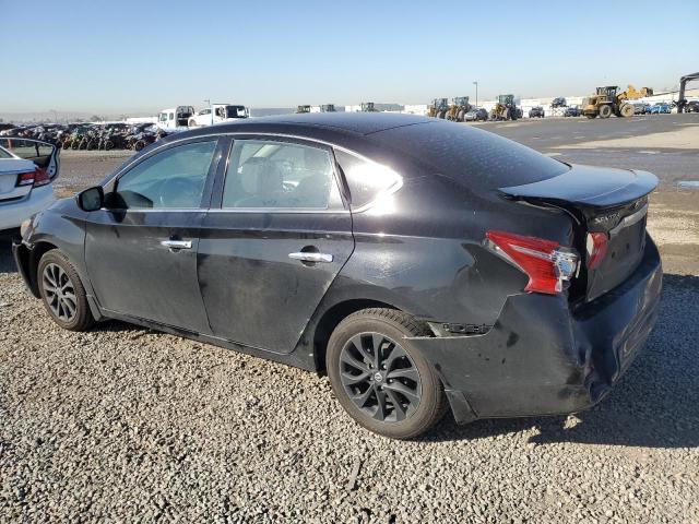 NISSAN SENTRA S 2018 black  gas 3N1AB7AP6JY345059 photo #3