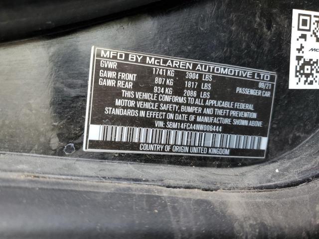 2022 MCLAREN AUTOMOTIVE 720S SBM14FCA4NW006444