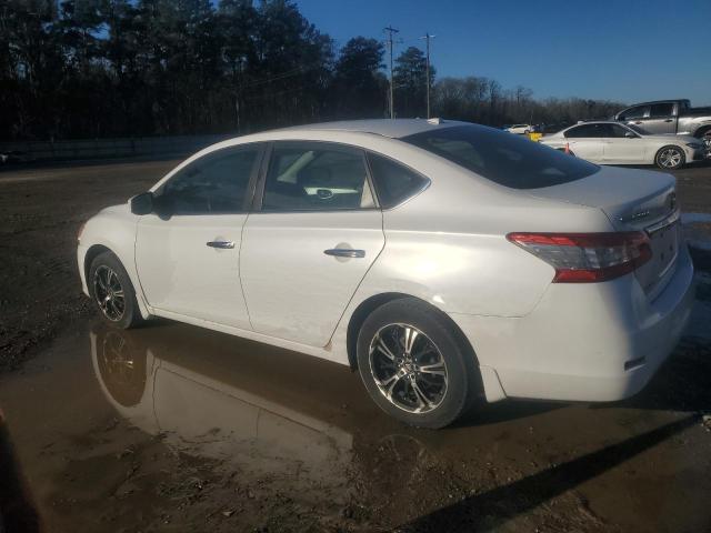 NISSAN SENTRA S 2013 white sedan 4d gas 3N1AB7AP2DL702397 photo #3